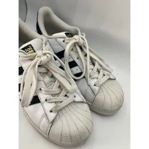 Adidas Superstar Sneakers Womens 6.5 White Black Shell Toe C77153‎ thumbnail 2