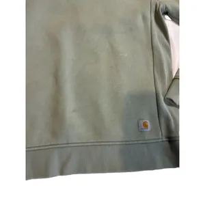 Carhartt Sweatshirt Womens XL Sage Green Relaxed Fit Embossed Arm Logo thumbnail 8