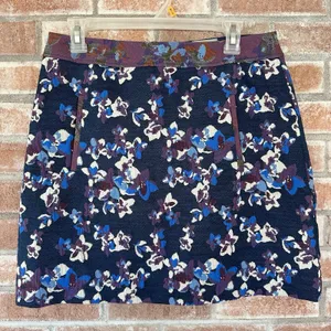 Maeve Anthropologie Cardana Floral Pocket Skirt Size 8 thumbnail 1