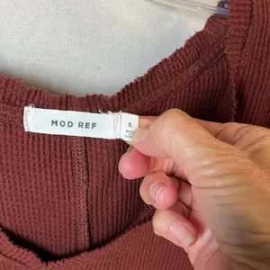 Mod Ref Comfy Oversized Waffle Shirt thumbnail 9