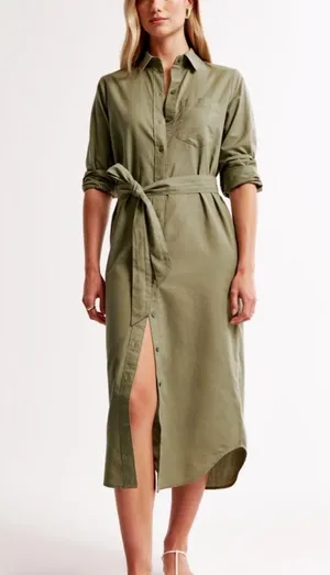 Abercrombie women’s belted dress thumbnail 2