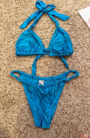 wild fable Bright Blue Girls Two-Piece Swim Bikini thumbnail 1