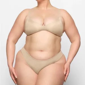 Skims WIRELESS‎ Form Lightly lined Bra Sand Cream NWOT 40DDD thumbnail 6