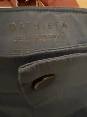 Athleta Trekkie Bermuda 2.0 Shorts Blue Size 14 thumbnail 4