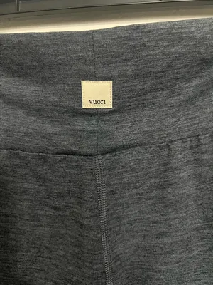 Vuori Heather Charcoal High-Waist Performance Leggings thumbnail 3