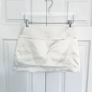 Aritzia Sunday Best Wendy White Satin Mini Skirt Y2K Coquette thumbnail 2