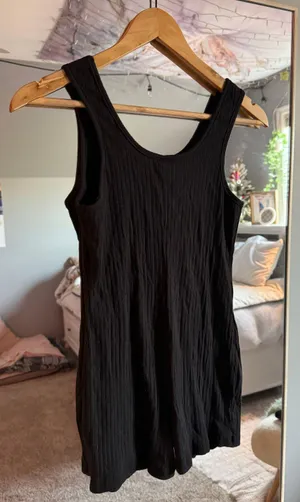 Black Athletic Romper thumbnail 5