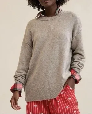 Aerie Oversized Crewneck Sweater thumbnail 1