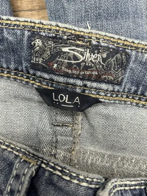 Silver jeans Lola low rise bootcut flare denim jeans pants Y2K (actual 31x30) thumbnail 9