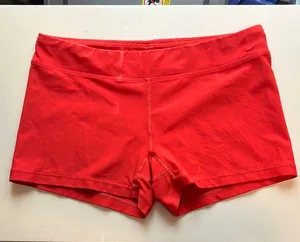 Nike Women’s Red Lounge Shorts thumbnail 1