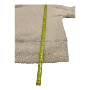 TUCKERNUCK Tan Teddy Fleece Rollins Pullover Medium Long‎ Sleeve Oversize Pile thumbnail 9