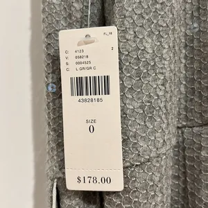NWT ANTHROPOLOGIE‎ Claudette Sequin T-Shirt Knit Romper Jumpsuit Silver 0 thumbnail 6