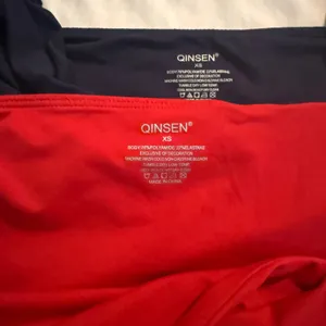 QINSEN 2 Pack Tank Tops XS Navy Blue Red Crossover V Neck Adjustable Straps thumbnail 7