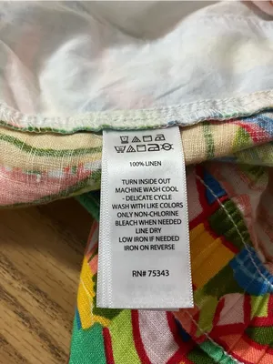 C&C California Tropical Palm Print Linen Shorts Womens Size Large thumbnail 5