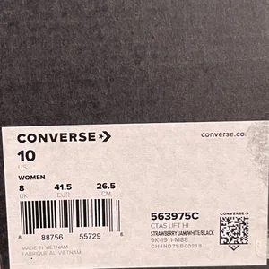 Converse Chuck Taylor All Star Lift Platform High Tops -Canvas in Strawberry Jam thumbnail 10