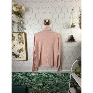 Madewell Light Pink Boxy Lightweight Cotton Turtleneck Tee - Size - Small thumbnail 3
