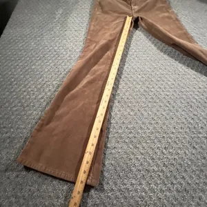 Brandy Melville J. Galt Corduroy Pants Women S Brown Flare Wide Leg Mid Rise 70s thumbnail 8