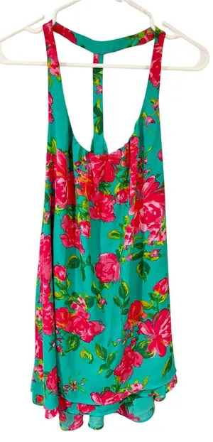 Show Me Your Mumu Floral Mini Tank‎ Dress Size Medium thumbnail 1