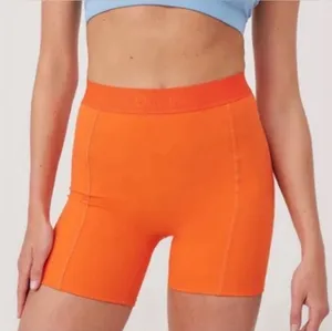 NEW! Outdoor Voices XXS Sundance SuperForm 5” Bright Orange Bike Yoga Shorts thumbnail 1