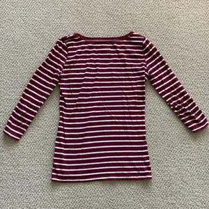 Hollister Striped Boatneck Quarter Length 3/4 Sleeve Shirt Top Blouse Sz XS EUC thumbnail 6