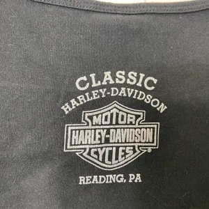 EUC Harley Davidson motorcycles women’s black‎ Pennsylvania jewel logo tshirt L thumbnail 5