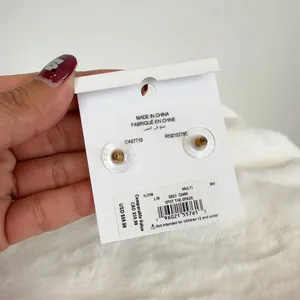 NWT Kate Spade Spot The‎ Spade Pave Halo Spade Studs thumbnail 4