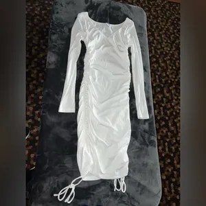 Princess Polly Adison Dress in White Size 6 thumbnail 7