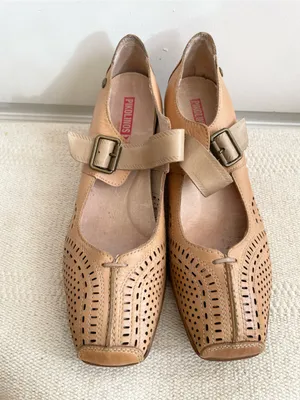 Pikolinos Leather Mary Jane Shoes Women Size 10 Made Spain thumbnail 2
