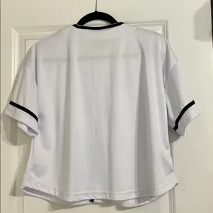 Universal Studios Chucky and Tiffany “Wanna Play?” Crop Baseball Jersey Medium thumbnail 6