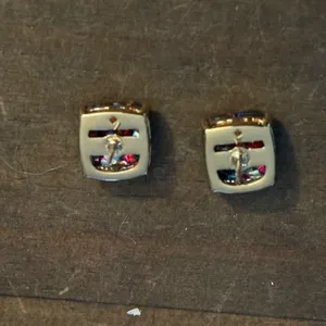 Kate Spade multicolor confetti square stud earrings thumbnail 7