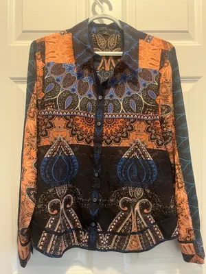 Carlisle collection silk shirt  thumbnail 1