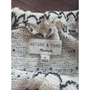Madewell Cream Textured Tank Size S thumbnail 2