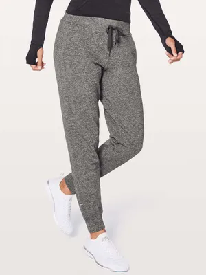 Lululemon Ready to Rulu Jogger Crop W6BEWS Women’s Size 6 Heather Black! thumbnail 1