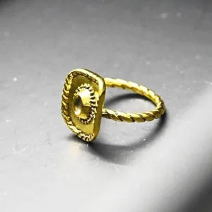 Gold Cowboy Hat Ring thumbnail 4