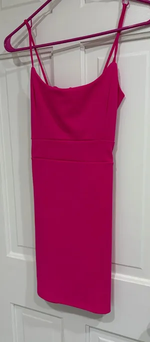 Fuchsia Spaghetti-Strap Bodycon Dress - Windsor XS thumbnail 1