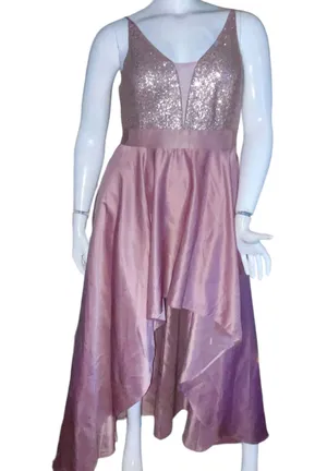 Sleeveless High Low Sequin Evening/Prom Dress thumbnail 9