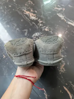UGG Gray Suede Fur Lined Loafers Size 7 thumbnail 6