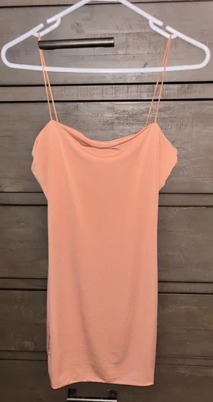 Love Tree Peach Mini Dress thumbnail 1