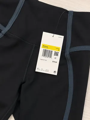 Nike One Women's High-Waisted 7/8 Training Leggings Dri-FIT Black NWT S thumbnail 3