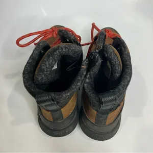 Bogs freedom lace up‎ boots insulated brown leather black womens size 6.5 thumbnail 6