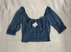 Free People Embroidered Top Small thumbnail 1