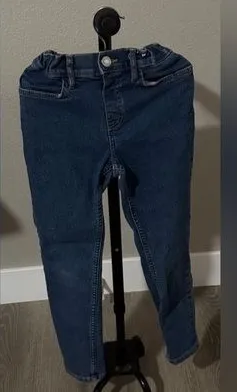 H&M Dark Blue Skinny Jeans thumbnail 1