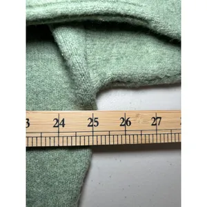 For the Republic Sage Green Wool‎ Blend Mock Turtleneck Sweater Large Cozy Hygge thumbnail 8