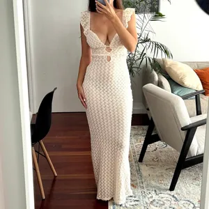 Meshki Ezra Ivory Lace Maxi Dress New With Tags Size XXL J1 thumbnail 2