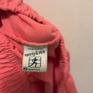 NWOT Sporty & Rich Bold Logo‎ gun short cotton candy XS thumbnail 2