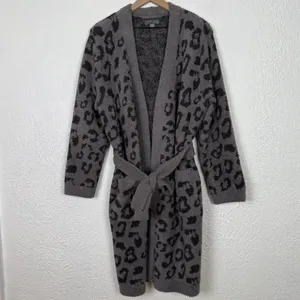 Barefoot Dreams CozyChic Women's Barefoot In The Wild Robe Size Large thumbnail 2