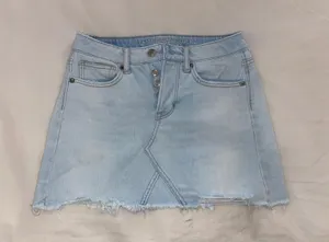 American Eagle Outfitters Light Denim Skirt thumbnail 1