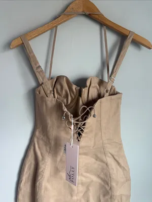 NEW Oh Polly Dovie linen corset mini dress 2 thumbnail 6