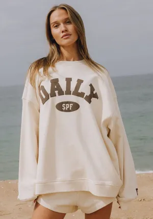 NIB Daily drills x Sunbum oversized Crewneck limited edition size xs/s thumbnail 1