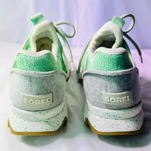 Sorel Mint Green Knit Lace-Up Athletic Sneakers thumbnail 8